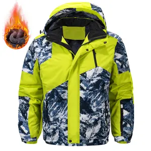 Zaitun Men's Winter Warm Ski Snow Jacket Waterproof Windproof Hooded Snowboard Coat for Mountain Hiking Travel