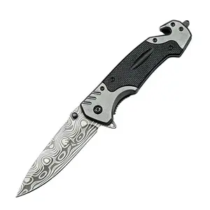 UFMUFM-Multifunctional Folding Knife-Stainless steelmaterial, portable multifunctional knife,equipped with window breaker, seat belt cutter,EDC tool, suitable for multiple scenarios Block Well Designed Blades Emergency Tool