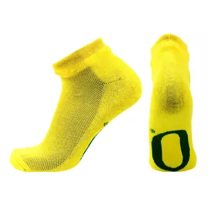 Oregon Ducks Yellow No-Show Footies