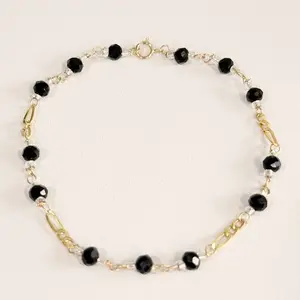 10k Handmade Bracelet - Black