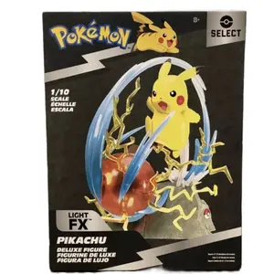 Jazwares Pokemon Pikachu 1/10 Scale Deluxe Figure with Light FX - New in Box - Classic & Novelty Toy