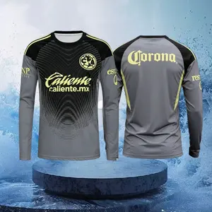 25 26 Mexico LIGA MX Club America Goalkeeper Long Sleeve Soccer Jersey Fans Version Breathable
