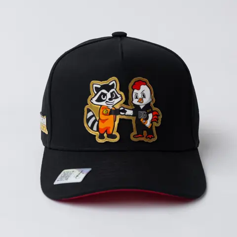 Nini 08-19 SnapBack hat - black/red