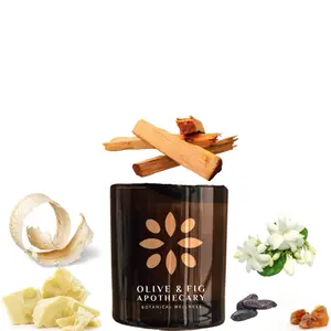 Amberwood scented 2-wick candle