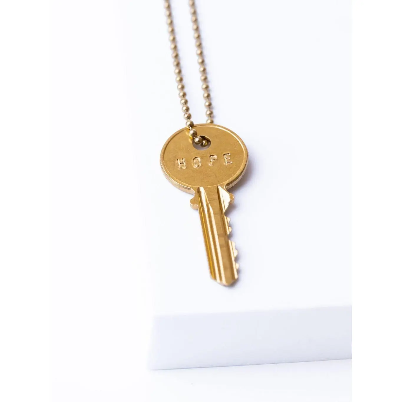 Classic Key Ball Chain Necklace