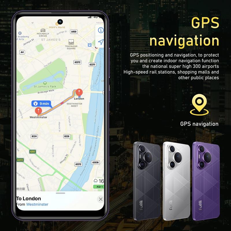 Fuffi Smart Unlock Phone 6.56 Inches 4GB RAM 32GB Storage, 5+13mp Camera, 4g Network, Dual Sim, 3100mah Battery, Android 12, GPS