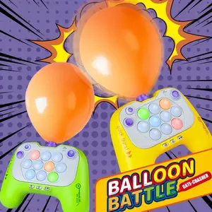 2 player battle speed push machine, balloon whack a mole pop it challenge game, educational and stress relief toy