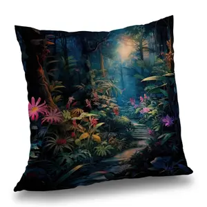MWW C1PO1818MAW0UQ 18x18 in. Against All Odds Pink Outdoor Throw Pillow - Ornamental, Outdoor-Themed Standard Pillow for Home Decor, Ornamental Standard Pillows, Outdoor-Themed Standard Pillows
