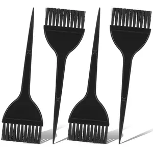 4pcs Hair Coloring Brush Comb Tool Kit Color Tint Applicator Dye Brush for Highlighting and Coloring Salon Tools for Home and Professional Use