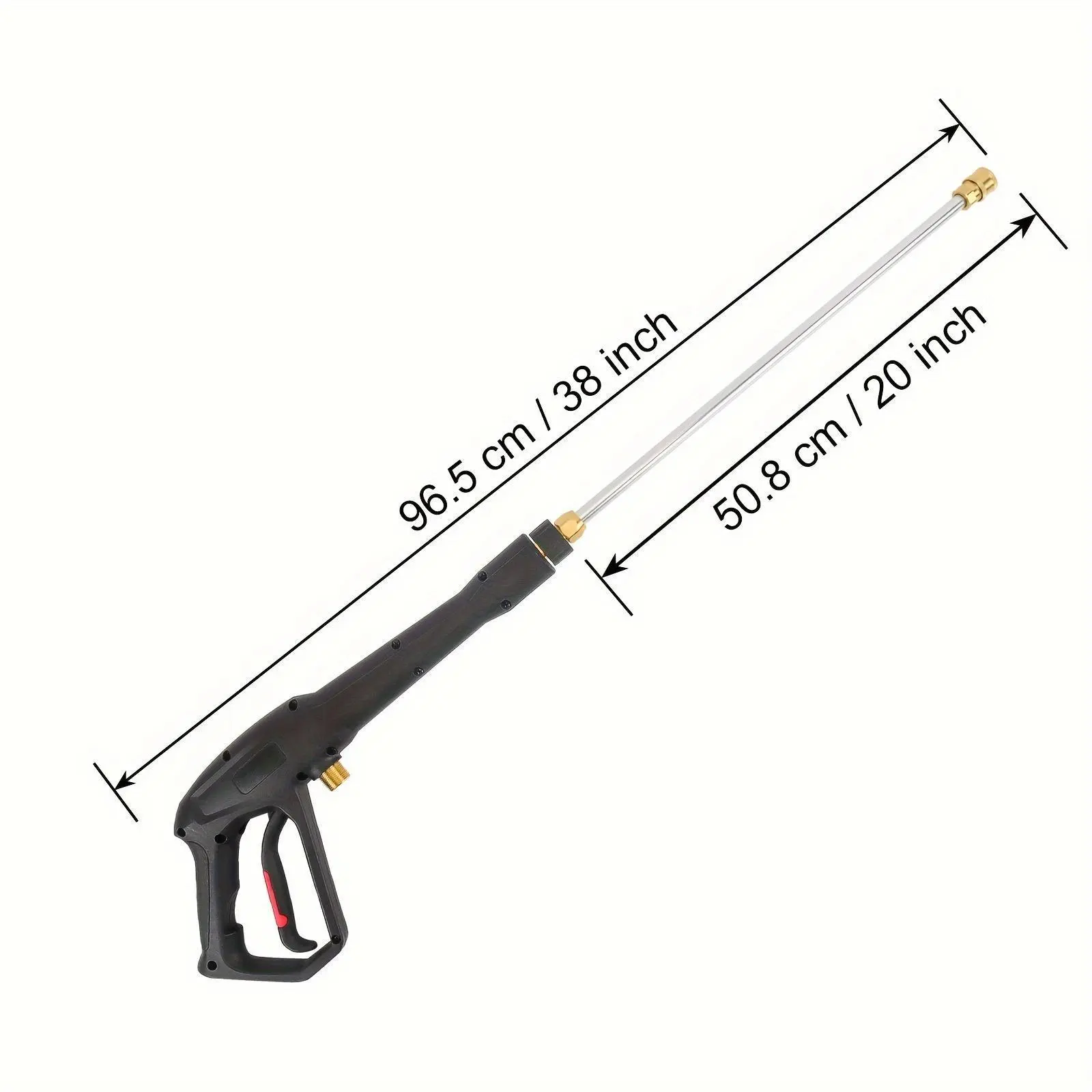 This Is a Kit for a Pressure Washer That Includes a Spray Gun, an Extension Wand, Various Spray Tips, And a Turbo Nozzle, Designed to Work with Certain Models from Brands Like Greenworks, Karcher, Homelite, Ryobi, Sun Joe, And Stanley