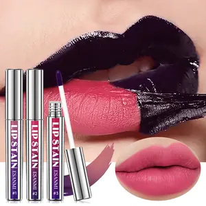 Long-lasting Lip Stain Peel Off and Reveal Kit, 3 Counts/set Waterproof Lip Tint, Transfer Proof Lip Stain Kit, Suitable for All Skins, Gloss, Cosmetic