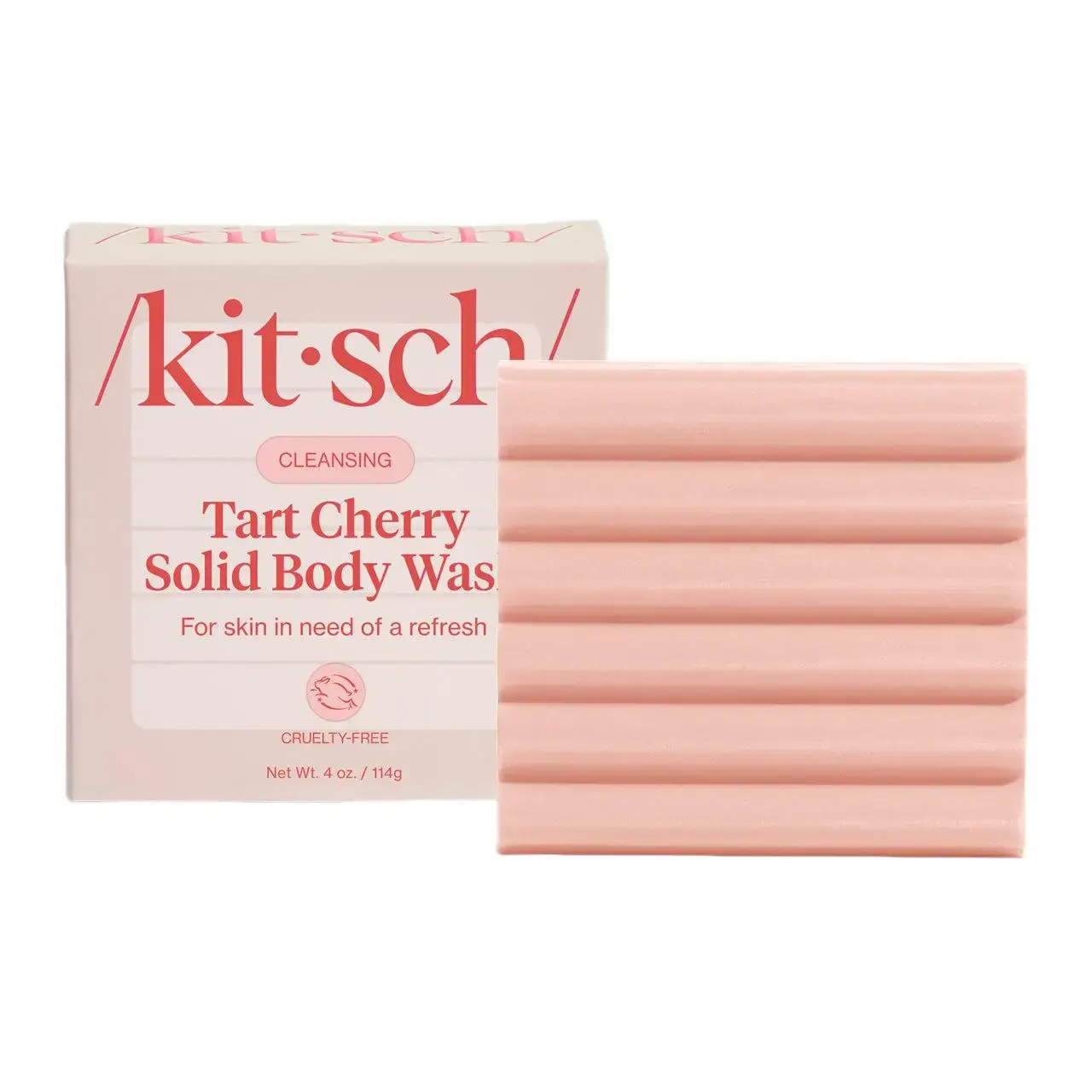 Kitsch Cleansing Tart Cherry Solid Body Wash