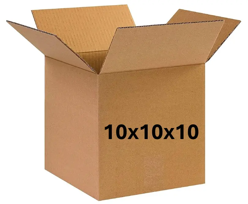 10x10x10 (32 ect) | SINGLE CARDBOARD BOX