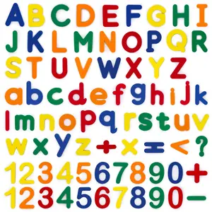 Magnetic Letters and Numbers for Kids, Educational Learning Tool, Learning Materials, Calculation, Spelling Games and Festival Gifts (Available in English/German/French/Arabic/Spanish, Color Random)