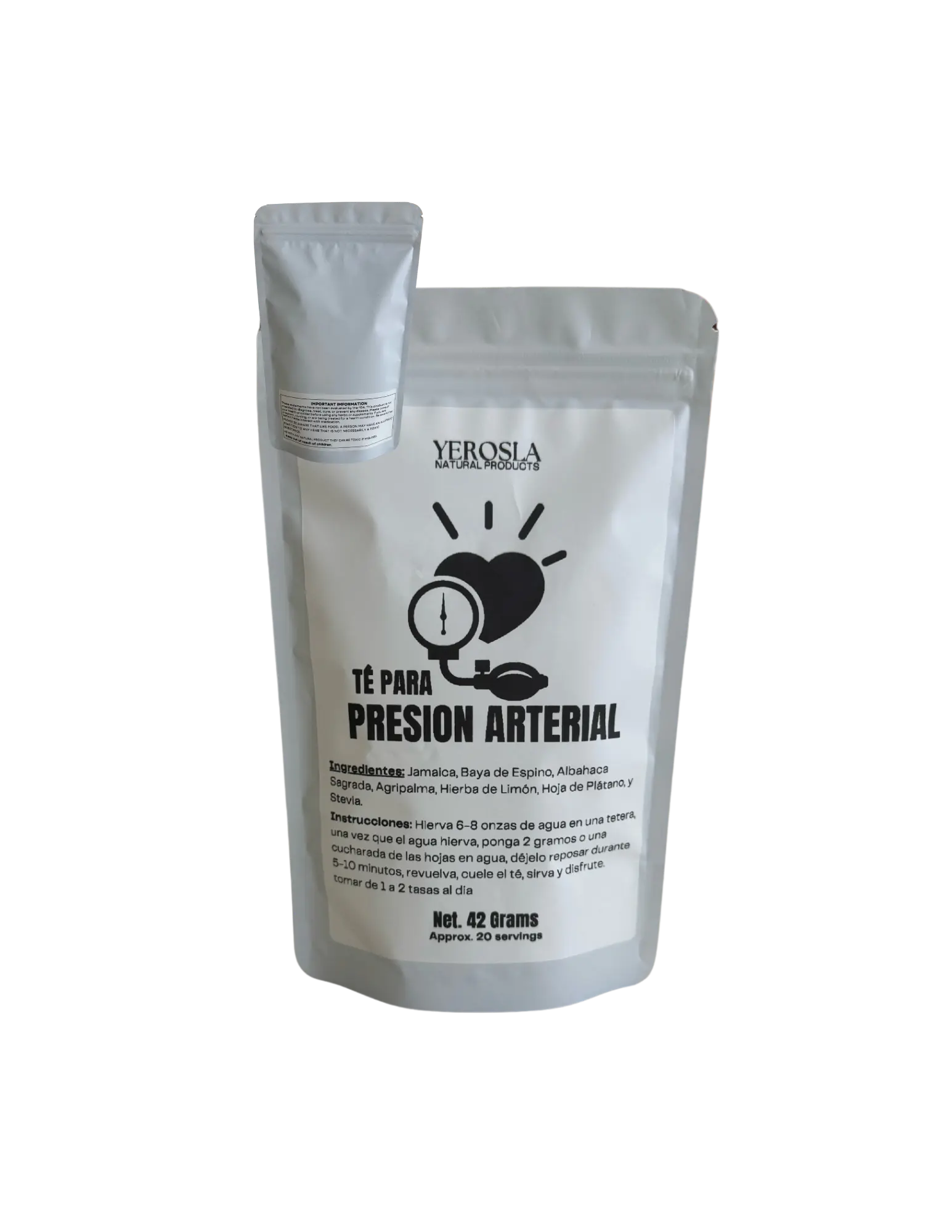Blood Pressure Tea - 100% Organic Loose Leaf Herbal Blend for Cardiovascular Wellness, Supports Lowering Blood Pressure & Cholesterol Levels - Beverage