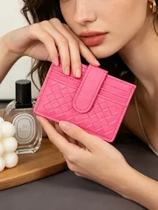 Women's Convenient Card Holder Coin Purse, Fashionable Woven Leather Wallet, Comfortable and Durable, Perfect for Everyday  Use sabrina coin purse