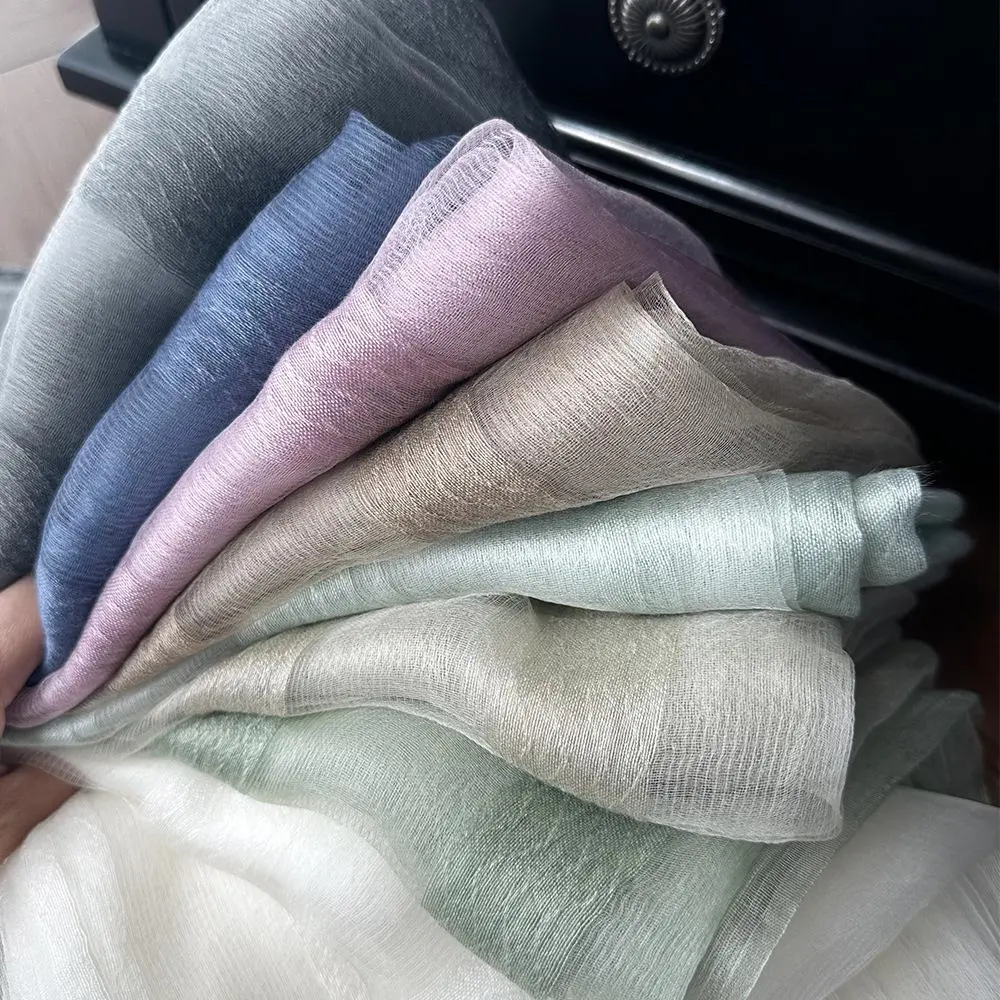 Premium Quality 100% Mulberry Silk Scarf for Women Soft Flowy Lightweight Luxury  Shawl for Daily Wedding Travel Use