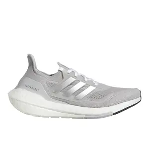 adidas Womens Ultraboost Ultra Boost 21 Running Sneakers Shoes - Grey, Silver