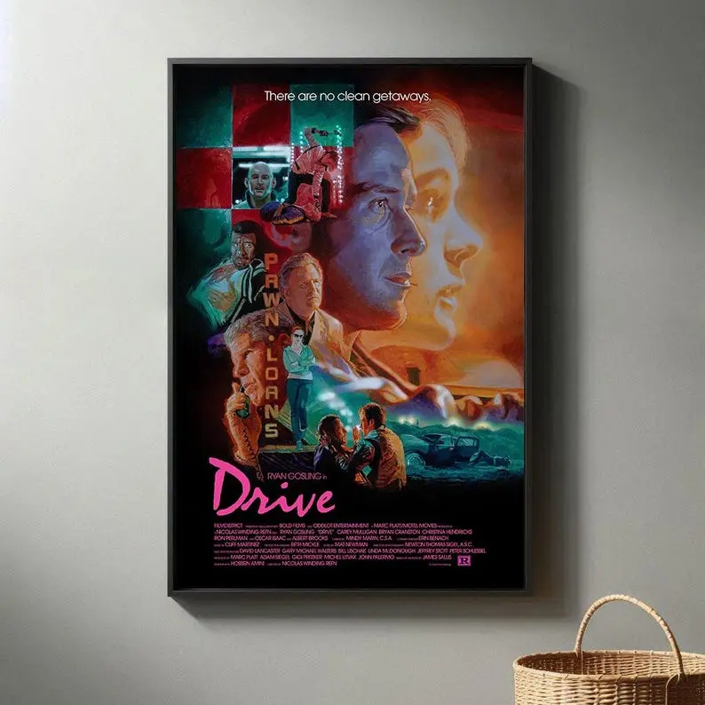 Drive Movie Poster | High Quality  Print I 2025 Movie Poster | Modern Room Decorative Arts | Popular Film Gift