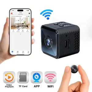 2025 New Hidden Camera with Audio/Video Mini Small Spy Cameras for Home Indoor Use Cam Night Vision and Motion Detection Baby Monitor Wireless Outdoor Nanny espias ocultas 360° WiFi Security Secret Durable Micro Monitoring Christmas Holiday Deal