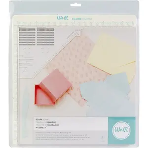 Scoe Boad - Includes 12x12 Inch Boad, Scoing Tool, and Guide - Cuts Envelopes & Boxes fo Pape Cafting, Study Locking, Pecise , with Stoage Compatment