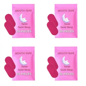 Mouth Tape for sleeping,120Pcs-4 months supply, mouth tape, Pink, gentle, adhesion for better sleep Healthcare 30 Pcs-Black Mouth Tape Gentle Adhesion strong adhesive soft sleep strip