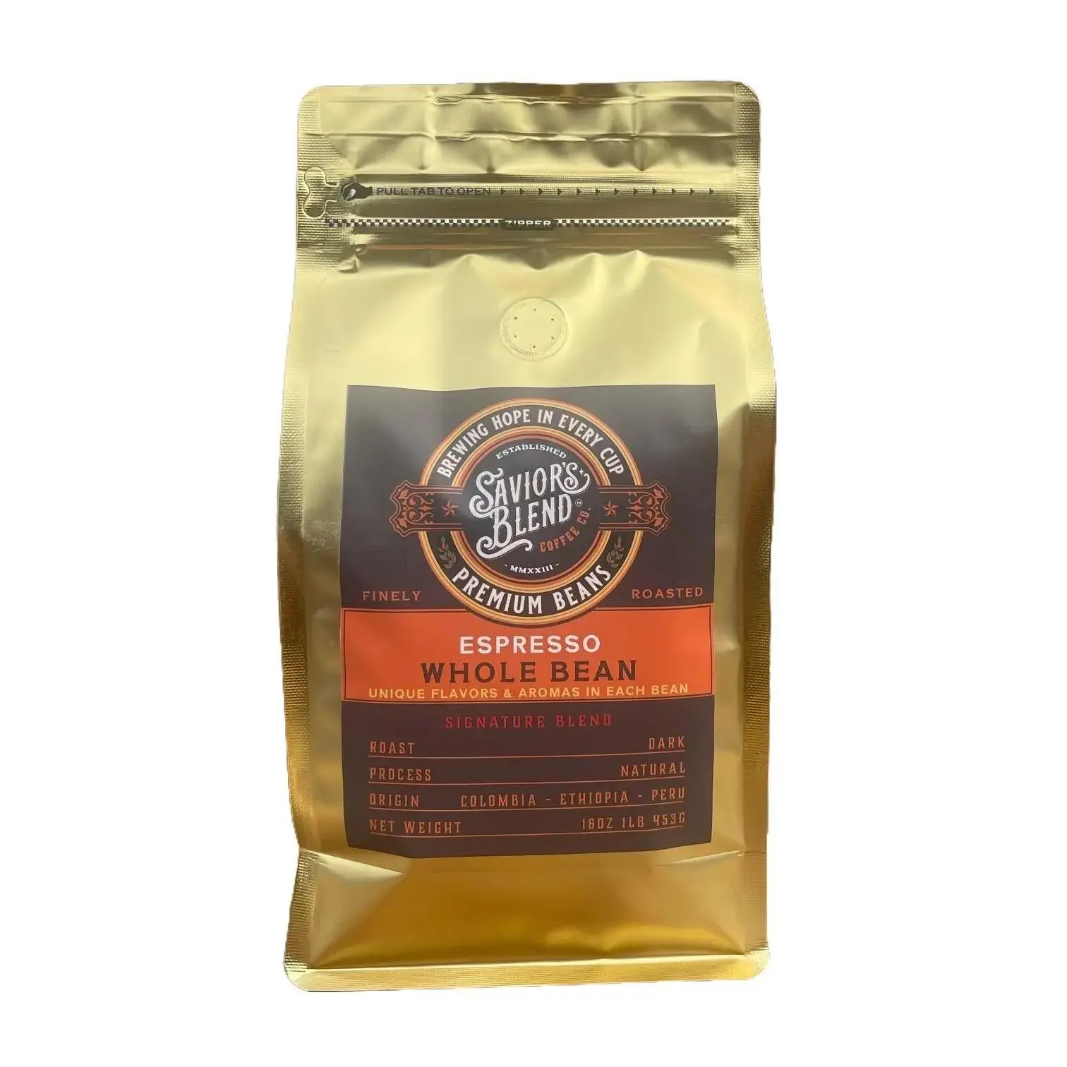 Saviors Blend Espresso Whole Bean - The Ultimate Rich, Bold Beverage for True Coffee Lovers Dark Roast Flavor