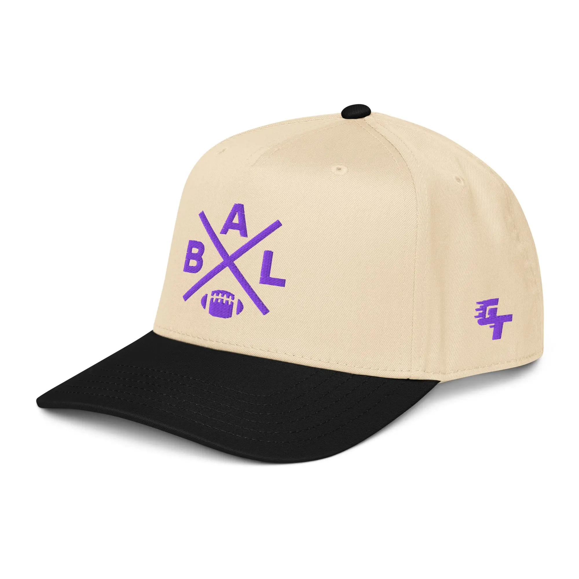 Baltimore Football Classic BAL Cross Snapback Cap Baseball Hat