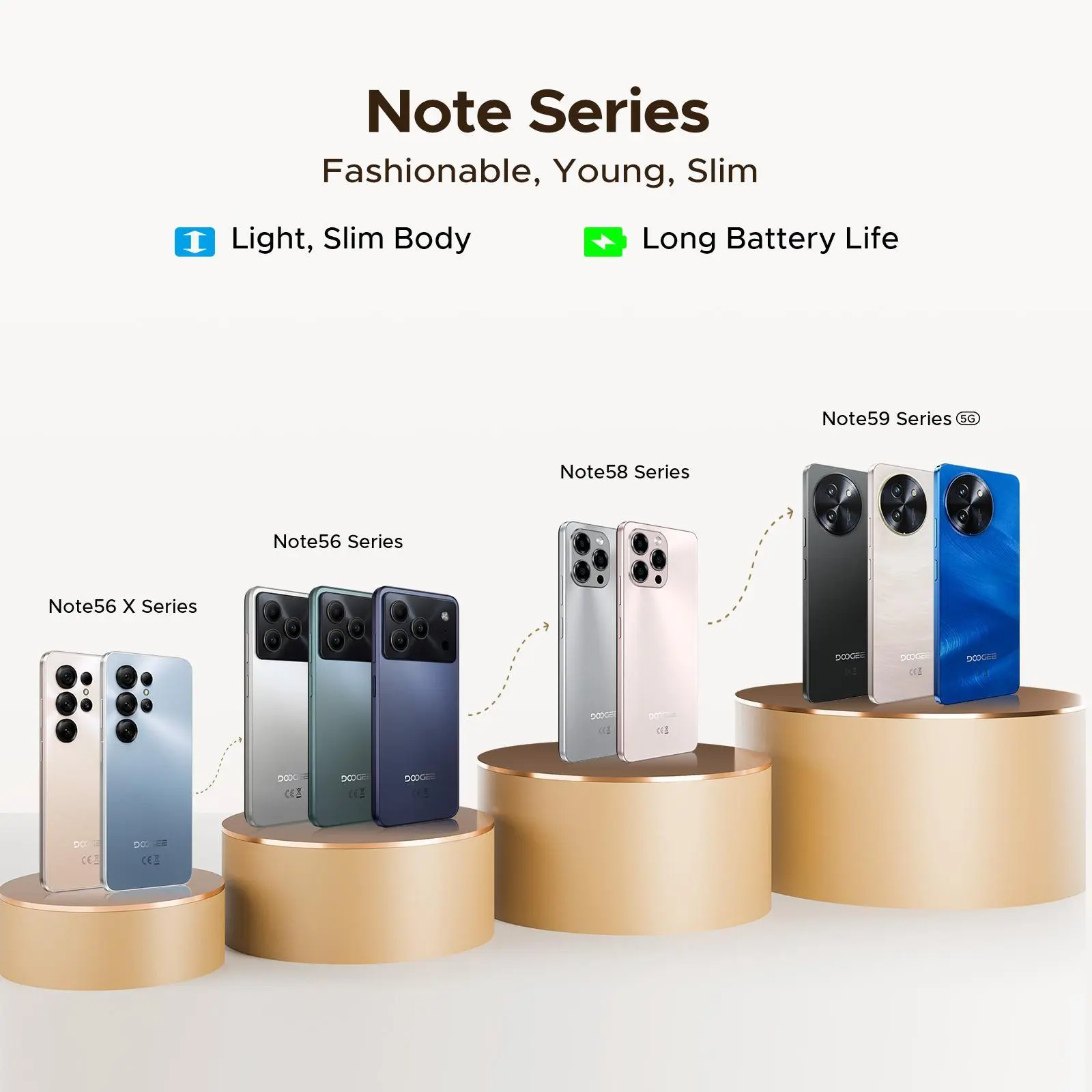 DOOGEE Note 56X Android 16, 6150mAh, 6.56