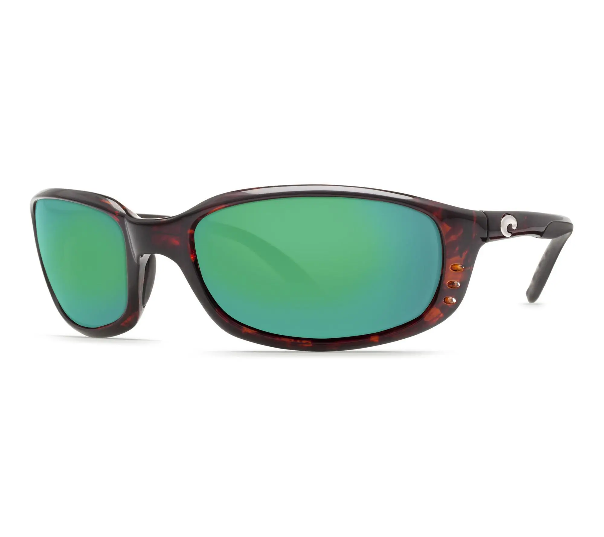 Costa Brine Polarized Sunglasses - Tortoise/Green Mirror