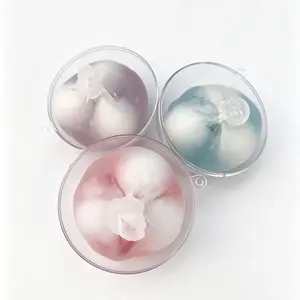 Gradient Burst Cream Crispy Mochi Squishy Ball,Soft Stress Relief Fidget Toy,ASMR Toys,Party Favors for Kids Teens Adults
