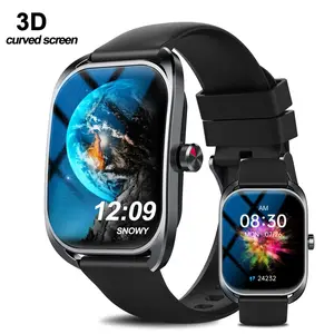 3D Curved Screen Smart Watch, Fashion Digital Watch with Multi-Sport Modes and Time Display, Sports Watch for Women & Men