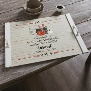 Psalm 107:37 Harvest Noodle Board