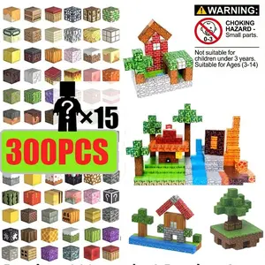 500/300/200 PCS Magnetic Building Blocks Magnetic Construction Set Random Styles STEM Educational Toys 3D Construction Sensory Learning for Kids 3-8 Boys Girls Holiday Birthday Gift with color box.
