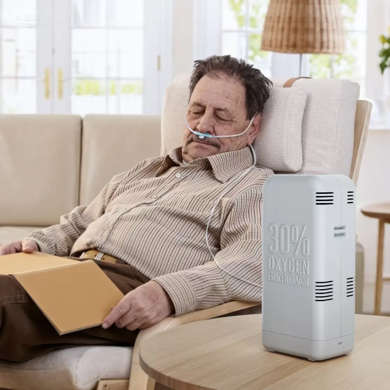 Portable Oxygen Concentrator Machine, Portable Oxygen Generator Machine,Oxygen Machine for Home and Travel Use