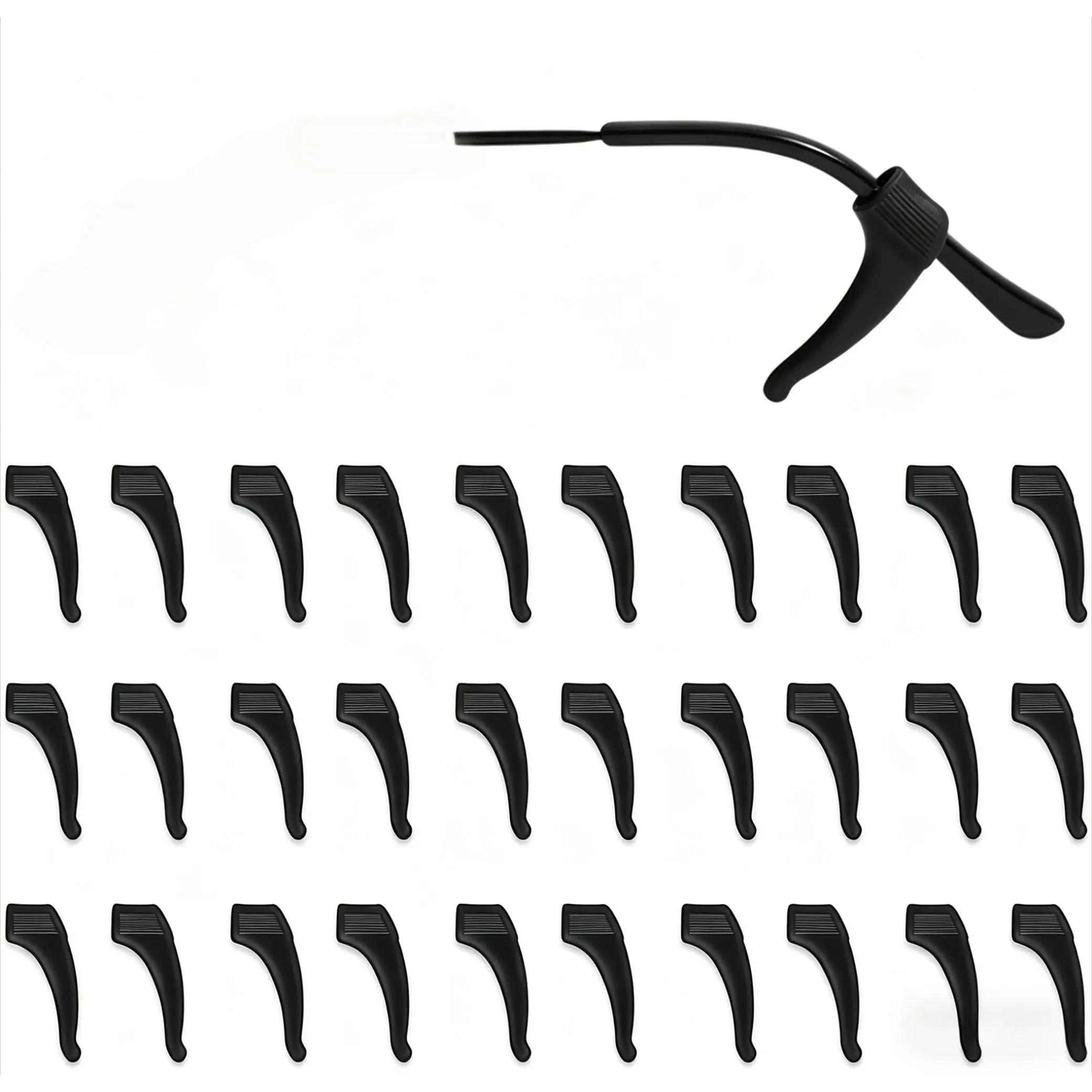 15 Pairs Silicone Eyeglass Ear Grips, Anti-Slip Comfort Ear Cushion Holders for Adults and Kids, Keeps Glasses from Sliding, Ear Cushions For Glasses