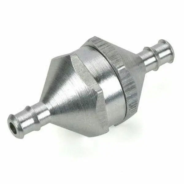 Du-Bro Silver Aluminum In-Line Fuel Filter DUB340