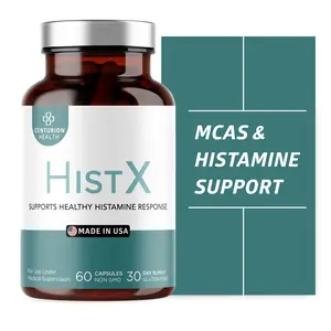 Histx Histamine Support Supplement, All Natural Formula with Quercetin, Stinging Nettle & Vitamin C, French Maritime Pine Bark Extract for Balance & Immune Support, 60 Vegan Capsules, Made in USA