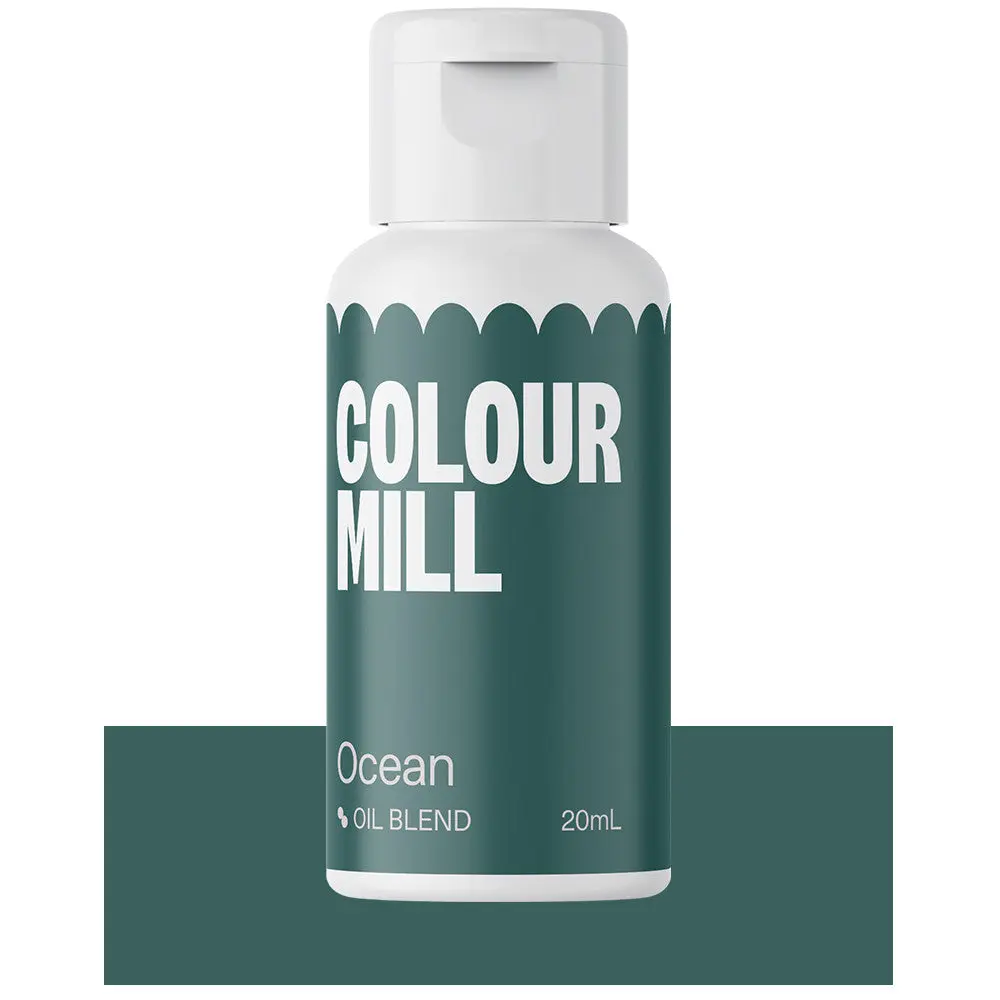 Colour Mill Oil-Blend Food Coloring, 20 Milliliters, Ocean