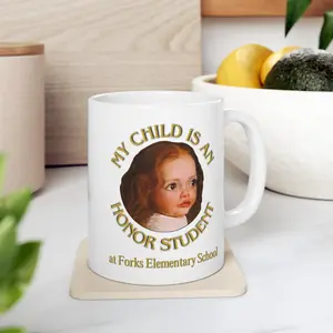 Renesmee Cullen Honor Roll Student Mug, Twilight Funny Gift, Bella Edward Cullen Daughter, Chuckesmee Doll