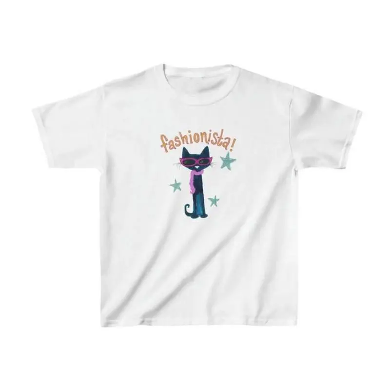 Pete the Cat Shirt, Childhood Memories Shirt, Cute Cartoon Character Apparel, Adult funny T-shirt, Gift for Woman and Man