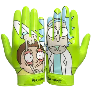 Phenom Elite Rick and Morty Football Gloves - VPS1