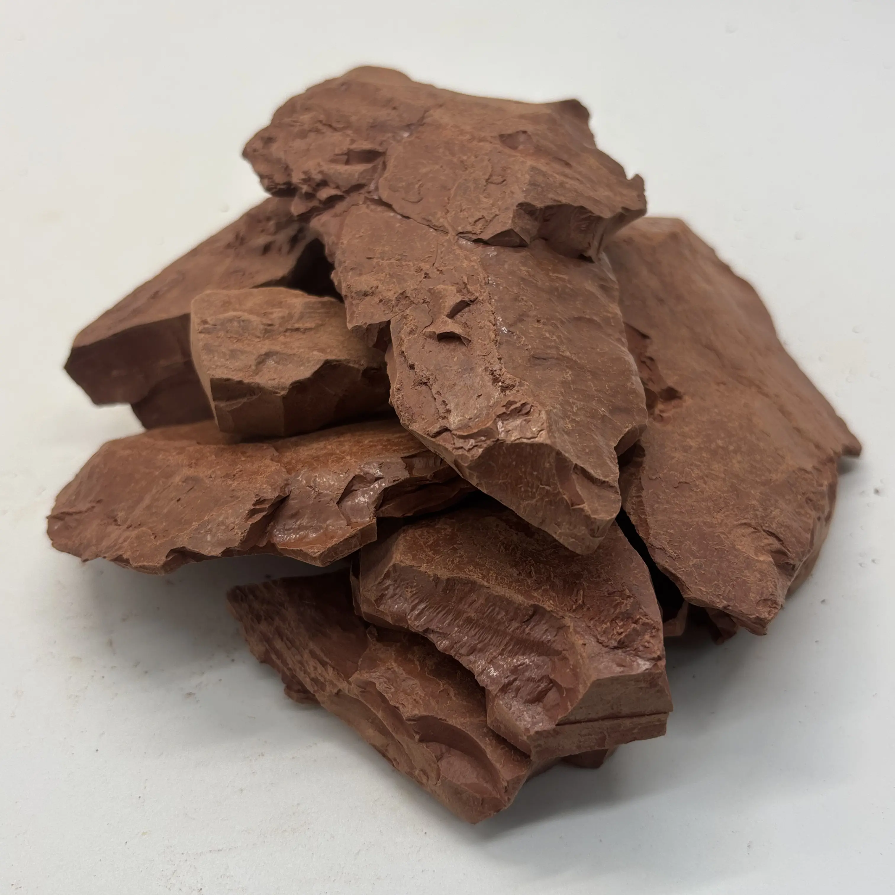 200g (7oz) All Natural Edible Narat Red Kaolin Clay - DIY Clay-Based Handcraft Garden Soil Additive, Brittle Chunks, No Additives, Crumbles When Wet, Slightly Sticky