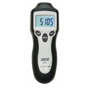 Electronic Specialties EL332 Pro Laser Photo Tachometer - Automotive, Motorcycle Car Repair Detector Tool with Memory Save, RPM Check Function
