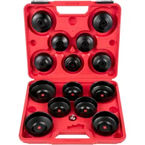 Father's Day Gift Spring new arrivals Oil Filter Socket Set, 14 Pcs Oil Filter Wrench Set, Sturdy Steel Oil Filter Socket, 3/8" Oil Filter Socket, Low Profile Oil Filter Socket Set For Easy Access, Oil Filter Wrench Cap Set w/Case