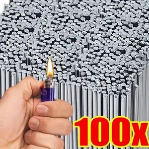 5/10/20/100pcs low-temperature solder rods - suitable for repairing copper, iron, and stainless steel.