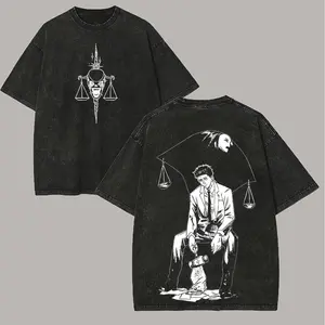 Jujutsu Kaisen Hiromi Higuruma Printed Unisex Washed T-Shirt 2