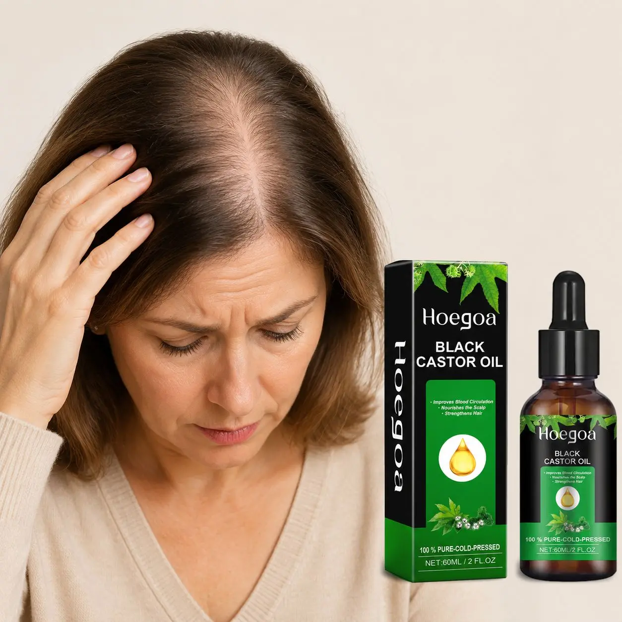 Leaves hair soft and smooth without feeling greasy; absorbs quickly; helps prevent hair loss and promotes hair growth
