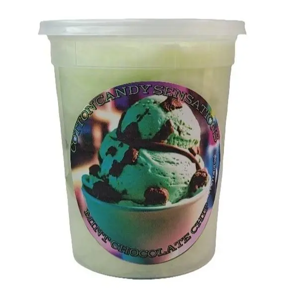 Mint Chocolate Chip Gourmet Cotton Candy - Cotton Candy Sensations 200+ Flavors