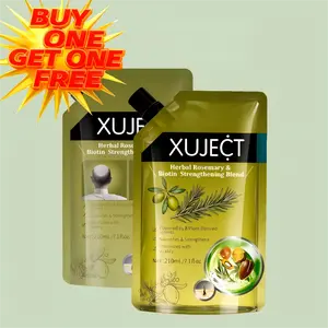 XUJECT Rosemary & Biotin Hair Growth Shampoo 210ml – Restore Nourishing Winter Shampoo Haircare | Strengthening & Anti Hair Loss Formula with 8 Herbal Actives | Buy 1 Get 1 Free | Daily Scalp Care for Oily Roots, Thin Hair & Stress Shedding